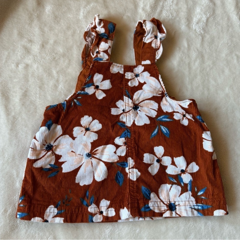 Baby Girl Bundle – Sz 0-6 Months | Denim Jacket, Corduroy Dress & Floral Onesie - Picture 10 of 10